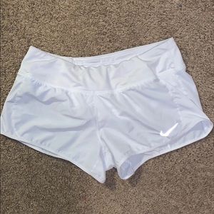 White Nike Athletic Shorts
